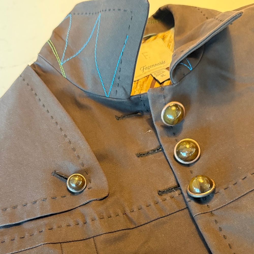 Faconnable Brown Utility Jacket - Picture 12 of 14